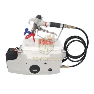 Hot selling 220v/50Hz 2500mAh Lithium battery Cross back spraying machine spray painting machine For home decoration T295B