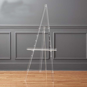 Đèn Hiện Đại Sang Trọng Plexiglass Trong Suốt <span class=keywords><strong>Acrylic</strong></span> Art Phác Thảo Đơn Giản Ins Crystal Giá Vẽ Quảng Cáo Hiển Thị Đứng - Product Image 4