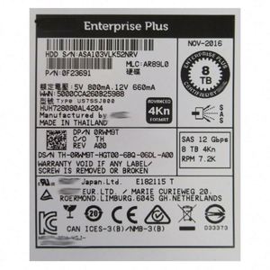 7KDP0 8TB 3.5" 7200 RPM SAS Hard Drive New Sealed HDD in Stock SSD for Server - Product Image 1