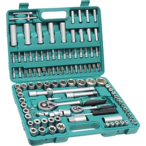 Set di chiavi 108 pezzi, materiale cromo-vanadio, resistente, versatile, ideale per riparazioni e manutenzione in casa - Product Image 1