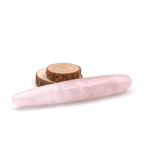 Top Quality Polido Natural varinha 180x30 rosa quartzo cristal Massagem Vara - Product Image 4