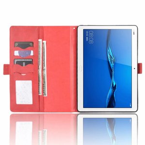 เคสแท็บเล็ตพับได้แบบย้อนยุค TPU + หนัง PU สำหรับ Huawei <span class=keywords><strong>M3</strong></span> <span class=keywords><strong>Lite</strong></span> 10.0 <span class=keywords><strong>M3</strong></span>รุ่นเยาวชน<span class=keywords><strong>10.1</strong></span> - Product Image 2