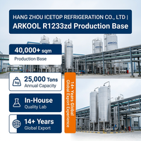Gas Refrigerante ARKOOL R1233zd con 99.9% de Pureza para Enfriador Líquido AI, Mejor que R123, Certificado DOT, CE, REACH