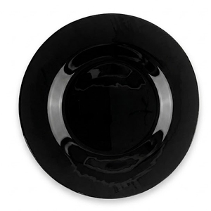 Assiettes de présentation rondes minimalistes en <span class=keywords><strong>verre</strong></span> <span class=keywords><strong>noir</strong></span> de 13 pouces, lisses et unies, pour la décoration de tables de mariage et d'événements modernes (vente en gros) - Product Image 6