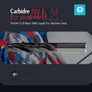 Foret en carbure TA1044 5xD Nano TiAlN revêtu pour machines-outils - Product Image 3