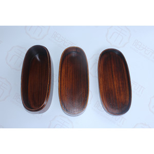 Japanese Style Wooden Bento Box Egg Shape Double Layer Lunch Box Multifunctional <b>Snack</b> <b>Container</b> Student Use Large Size - Product Image 2