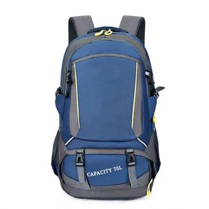 Sac à dos de randonnée en plein air, léger, imperméable, sac de voyage pour le cyclisme, l'école, grande capacité, motif de lettres, compatible avec les ordinateurs portables - Product Image 5