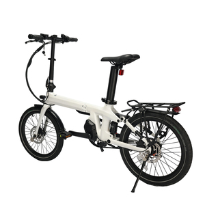 Vélo pliant haute performance de 20 pouces, cadre en fibre de carbone sans balais, 7 vitesses, 250W, batterie lithium intégrée 36V 14Ah, frein à disque - Product Image 3