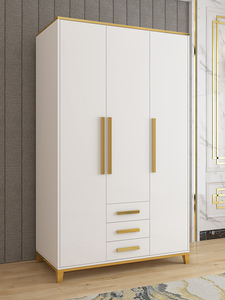 Armadio Moderno per Camera da Letto a Quattro Ante Bianco Semplice e Antiumidità Guardaroba Componibile <span class=keywords><strong>Economico</strong></span> - Product Image 4