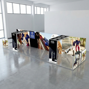 Stand Modular de Tela para Exposiciones 20x10 con Gráficos de Tela Tensada sin Arrugas - Product Image 6