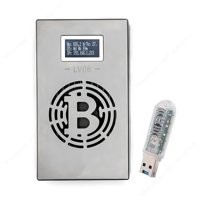 Lucky Miner LV06 Mini Bitcoin Miner 500GH/S SHA256 12W WiFi Home & Educational Device