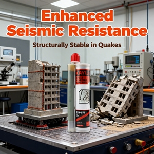 KAYIJIE EPA-871 Adhésifs en gros d'usine OEM Mastic silicone acetoxy anti-fissuration pour le travail du bois, les fenêtres, les murs rideaux et les applications aquatiques - Product Image 4