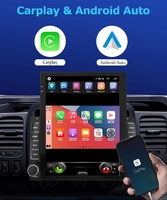 Radio de Coche Android de 9.7 Pulgadas para Tundra Sequoia 2007-2013 con Pantalla Vertical GPS Navegación Multimedia Carplay Auto DSP 1080P 4G