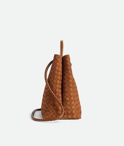 Sac à main Bottega BV Small Andiamo en cuir Intrecciato souple avec détail de nœud signature et bandoulière coulissante Veneta - Product Image 3