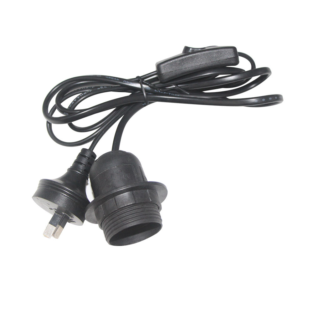 Câble D'alimentation SAA Avec Interrupteur Pour Lampe En Sel E14, 1.2m