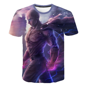 เสื้อยืดผู้ชายลายอนิเมะ <span class=keywords><strong>ONE</strong></span> <span class=keywords><strong>PUNCH</strong></span> <span class=keywords><strong>MAN</strong></span> แบบ <span class=keywords><strong>3D</strong></span> พิมพ์ลายใหม่ ตลก ดีไซน์คอสเพลย์ Genos Saitama  วัสดุยั่งยืน เหมาะสำหรับใส่ออกกำลังกาย - Product Image 5