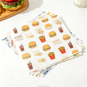 Papier sulfurisé jetable imperméable enduit de PE avec logo personnalisé, qualité alimentaire, résistant à la graisse, pour emballage de viande, vente en gros - Product Image 1