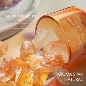 Coffret cadeau personnalisé d'aromathérapie pour usage domestique et intérieur Motif solide Pierres de cristal écologiques Parfum de feu Huile essentielle - Product Image 2