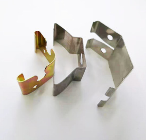 Klip logam baja tahan karat kustom pegas daun - Product Image 2