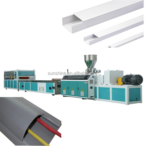 Plastic PVC Electrical Cable Trunking Profile Making Machine Panel Extrusion Line