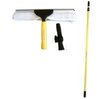 Nettoyeur de vitres télescopique super long et raclette 350cm