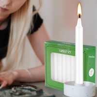 Bougie en cire de soja artisanale sans fumée pour les mariages, Noël, Halloween, la Saint-Valentin, la décoration de la maison