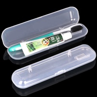 SUNSHING Fabricant de porte-brosses à dents en plastique, boîte de voyage, étui transparent pour gratte-langue, conteneur de rangement pour brosse à dents et dentifrice