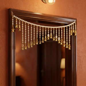 Guirnalda floral artificial con cuentas para colgar en la puerta, decoración floral para la entrada del hogar, ventana, pared, suministro al por mayor. - Product Image 3