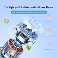 Diffuseur d'arômes automatique intelligent à ultrasons HUIJIE pour voiture, rechargeable, machine à parfum aux huiles essentielles, fabrication directe en usine OEM
