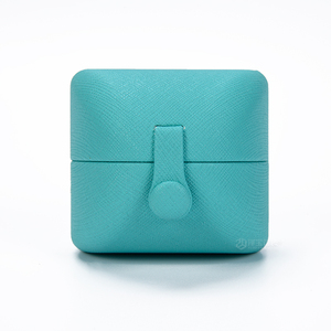 Zebo tùy chỉnh PU hộp đồ trang sức sang trọng Quà Tặng Vòng cổ bông tai vỏ hộp da hộp đồ trang sức bao bì biểu tượng tùy chỉnh - Product Image 6