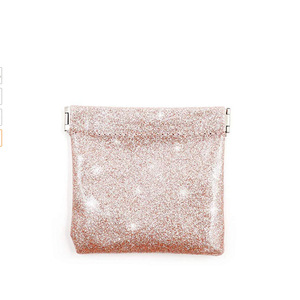 Automatic snap-lock coin purse, magic prop headphone <b>case</b>, PU leather Greet short wallet, customizable. - Product Image 5