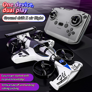 Quadcopter RC 2 en 1 para Tierra y Aire, Coche de Derrape, Venta al por Mayor, Juguete de Avión Volador con Control Remoto, 360 °   Modo de Rotación sin Cabeza, Regalo para Niños - Product Image 2