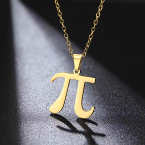 Collier Symbole Pi YK 3.14, Lettre de l'Alphabet Grec, Bijou Mathématique Pi, Cadeau pour la Journée Pi - Product Image 3