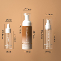 Flacons de lotion corporelle et d'huile autobronzante, vaporisateur nourrissant, ensemble de flacons pompe vides personnalisés pour mousse autobronzante sans soleil
