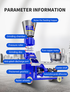 Moulin à granulés d'aliments pour animaux à haute efficacité : production élevée <span class=keywords><strong>par</strong></span> heure, faible <span class=keywords><strong>consommation</strong></span> d'énergie, équipement privilégié pour la fabrication de granulés pour le bétail - Product Image 6