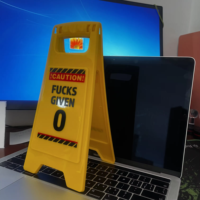 Panneau de signalisation personnalisé de style mini, nouveau modèle, pour table, avec impression personnalisée, signalisation de prudence sol mouillé
