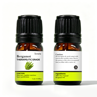 Huile de Bergamote OEM 100% Pure Non Diluée Pressée à Froid pour Diffuseur d'Aromathérapie, Massage, Marque Privée, Vente en Gros