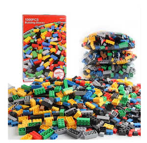 Jouets de construction classiques éducatifs pour enfants personnalisés, kits de briques créatives, assemblage en plastique ABS, 1000 pièces, ensemble de blocs de construction - Product Image 2