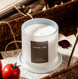 เทียนหอมอโรมาเธอราพีเทียนหอมฝาครอบขวดแก้วหอมสำหรับเทศกาลคริสต์มาสที่บ้าน - Product Image 2