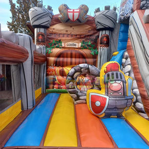 ילדים מסחריים קומבו סדרן קופץ בית מאופבזים hupfburg מתנפחים camelot טירה קופצנית עם שקופית - Product Image 3