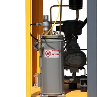 Compresseur d'air à vis de 7,5 kW (10 CV) à technologie allemande, lubrifié, refroidi par air, contrôlé par PLC, à faible bruit, pour la peinture
