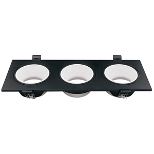 चौकोर राउंड गु10 स्थिरता आवास, एमआर16 का नेतृत्व मॉड्यूल इनडोर स्पॉट लाइट फिटिंग, 5.3 डाउनलाइट हाउसिंग - Product Image 1