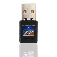 Adaptor Nirkabel Mini USB Internal Kecepatan 600Mbps untuk Windows 7/8/11 Tersedia