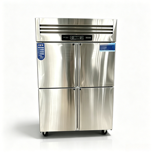 Sistema de Refrigeración de Alta Eficiencia, Refrigerador Comercial y Doméstico Antioxidante con Funcionamiento Estable y Larga Vida Útil, Diseño de Cuatro Puertas - Product Image 3
