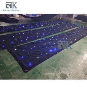 Cortina LED con Luces Azules y Blancas, Telón de Fondo para Eventos - Product Image 4