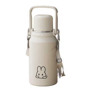 316 Stainless Steel <b>Insulated</b> <b>Mug</b> Large Capacity Round Handle Portable Travel Water Bottle 12 24 Hours Thermal Insulation - Product Image 3