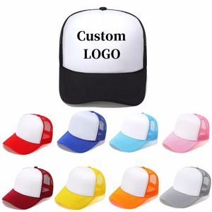 Casquette Trucker en Maille à 5 Panneaux avec Mousse Avant, Casquette de Baseball Unie Personnalisable avec Logo Brodé - Product Image 4