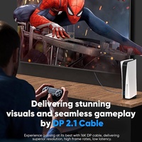 Chine 80Gbps 80Gbps 16K 10K 8K 60Hz 4K 165Hz 144Hz DP 2.0 1.4 Câble Cordon 1M 1.5M 2M 3M 5M Prend en charge 16K pour moniteur