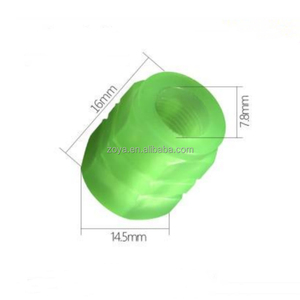 Accessoire automobile, <span class=keywords><strong>bouchon</strong></span> de valve de <span class=keywords><strong>pneu</strong></span> en ABS, vert <span class=keywords><strong>fluorescent</strong></span>, 14,5*16 mm, <span class=keywords><strong>bouchon</strong></span> de valve de <span class=keywords><strong>pneu</strong></span>, <span class=keywords><strong>bouchon</strong></span> anti-poussière pour valve de <span class=keywords><strong>pneu</strong></span> universel - Product Image 2