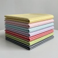 Tissu en polyester à tissage uni, imprimé numériquement, à carreaux classiques, pour vêtements, chapeaux, sacs, nappes décoratives